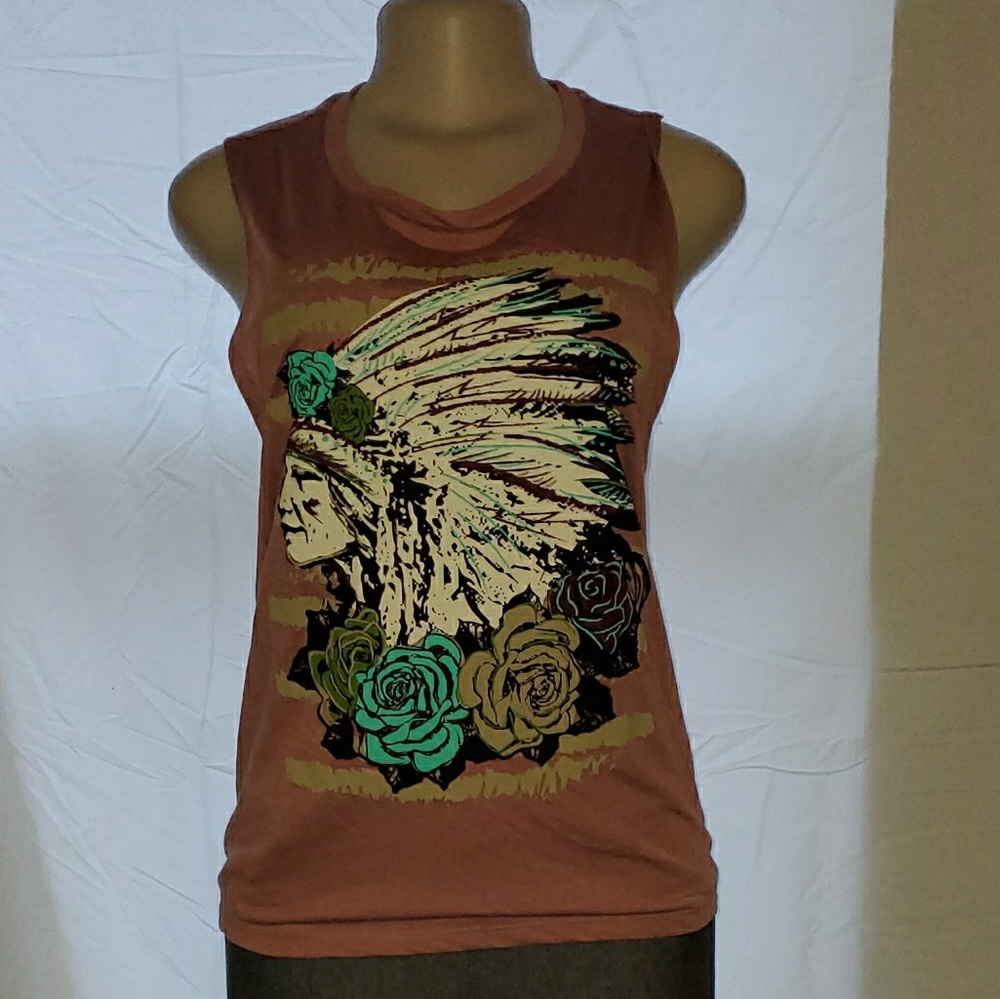 Indian Chief Head Tank